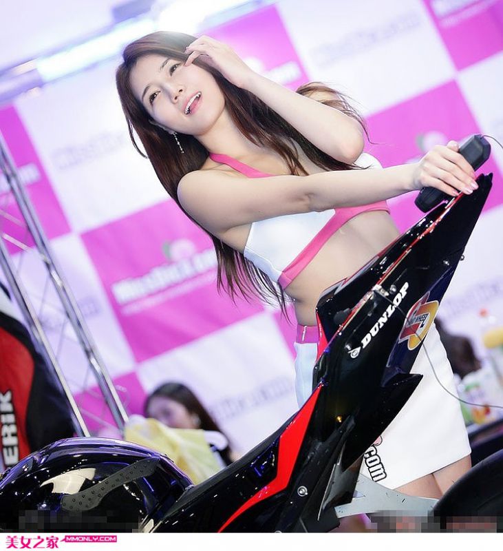 韩国超萌超可爱美女模特车展写真