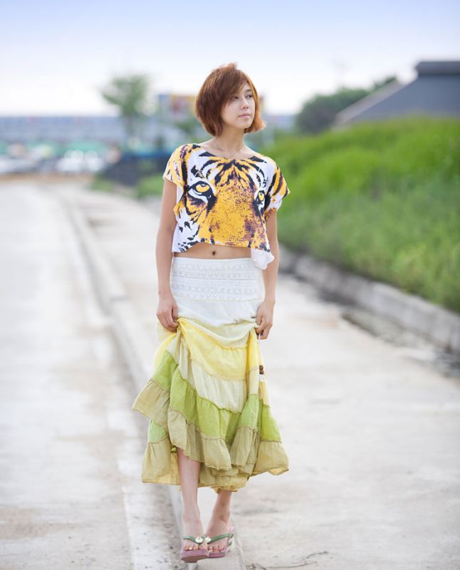 韩国豹纹美女性感写真