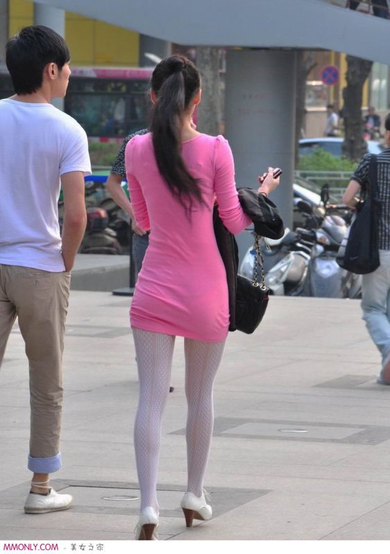 街拍上海美女高清写真