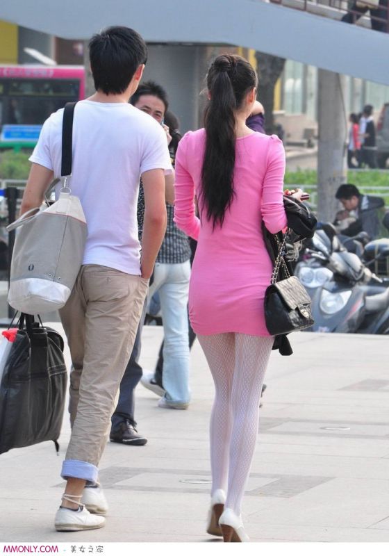 街拍上海美女高清写真