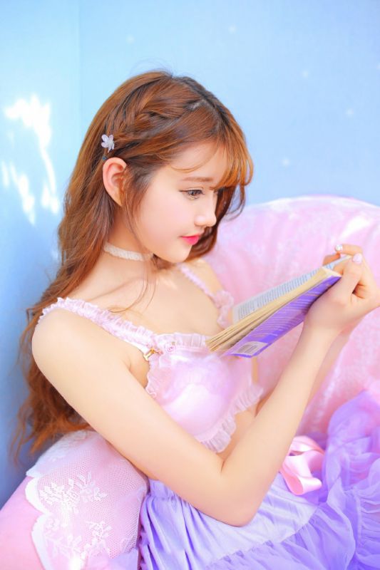 韩国清纯二次元少女唯美粉红俏皮娇美私房写真图片