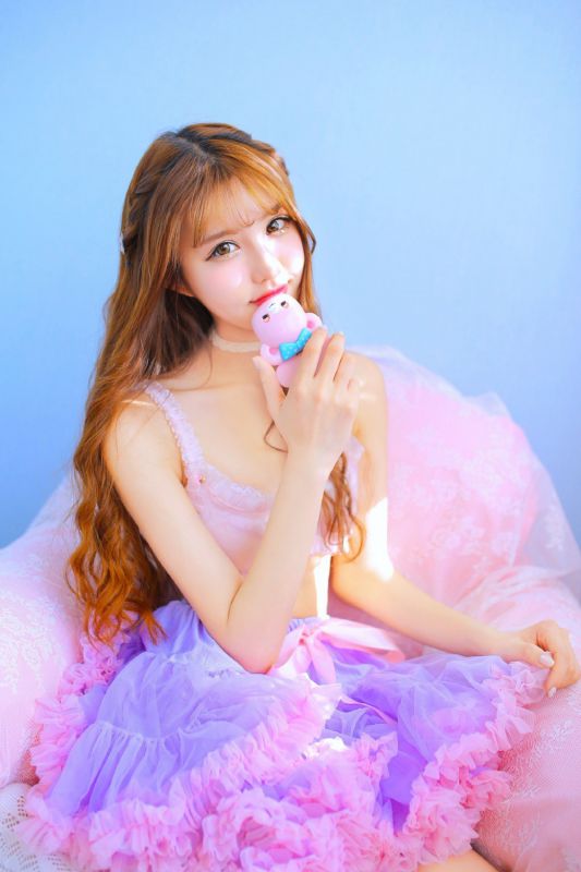 韩国清纯二次元少女唯美粉红俏皮娇美私房写真图片