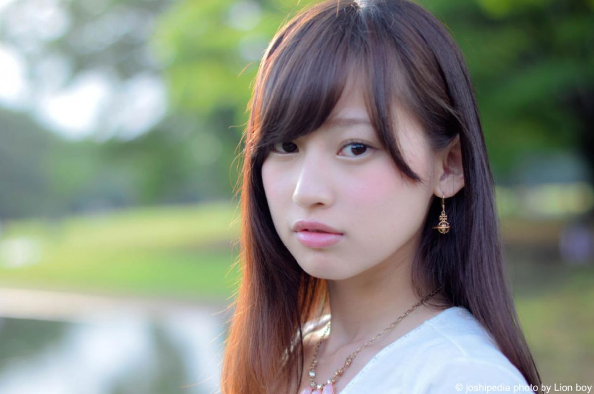 日本学生模特中尾有伽清纯甜美写真图片