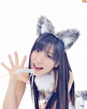 日本美女写真图片 日本美女奥仲麻琴可爱狐狸装写真