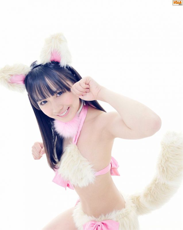 日本美女写真图片 日本美女奥仲麻琴可爱狐狸装写真