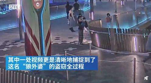 老妇在上海迪士尼专偷童车内物品 这是怎么回事？